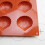 Muschelförmige Silikon-Backform für Muffins, Kuchen, Pudding, Eiswürfel, Brownies 2