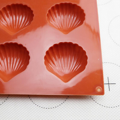 Muschelförmige Silikon-Backform für Muffins, Kuchen, Pudding, Eiswürfel, Brownies 1