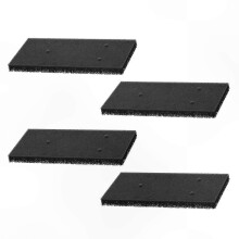 4er-Pack Trocknerfilter-Ersatz, kompatibel mit Whirlpool 481010716911, schwarzer, waschbarer und wiederverwendbarer Schaumstoff-Flusenfilter