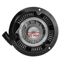 Câble de démarrage universel compatible avec la plupart des moteurs OHV de tondeuses à gazon et motoculteurs, boîtier métallique, grande poignée