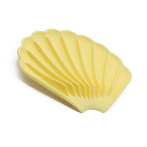 Silicone Self Draining Soap Dish Shell Design for Bathroom Shower Kitchen 1