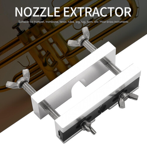 Brass Instrument Mouthpiece Puller Tool, Adjustable Remover for Trumpet Trombone