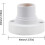 E14 Lamp Holder Plastic Ceiling Socket with Screw Thread for Edison Bulbs up to 60W 1