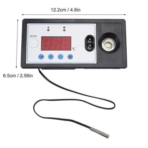 Egg Incubator Thermostat, 220V EU Plug, High Precise Sensor Temperature Controller With Egg Lighting Function 1