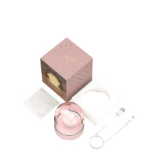 Lampka nocna Cat Claw różowa, ABS + PC, 3 poziomy jasności, ochrona oczu, dynamiczna muzyka świetlna, ładowana USB