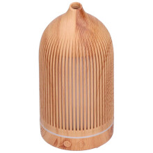 Mini Humidifier Aroma Diffuser, 100-200ml Hollow Design, 7-Color LED Night Light, 35db Silent, Auto Shut-Off When No Water, For 20-40m² Room