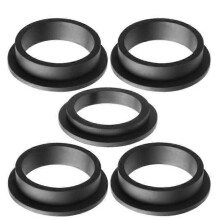 6-teiliges Dichtungsset für Poolpumpen (O-Ringe), PVC, schwarz, kompatibel mit Sandfilterpumpenmotoren und Poolschlauchdichtungen.
