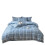 Japanese Style Plaid Bedding Set 1.5m 4-Piece Light Pink Polyester 5