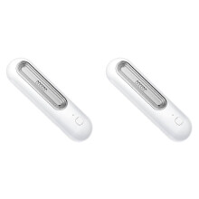 Lot de 2 désodorisants pour réfrigérateur, 1200 mAh, 2 vitesses réglables, purificateur compact pour espaces clos