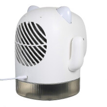 Portable Air Conditioner Fan, 400ml Humidifier Aroma Diffuser, Adjustable Night Light, 3 Speed Wind, USB Powered, White ABS+PC