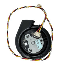 Fan Motor Module with Wiring Harness compatible with Dreame D10 Plus D9 Max Robot Vacuum Cleaner, Black ABS, Direct Install