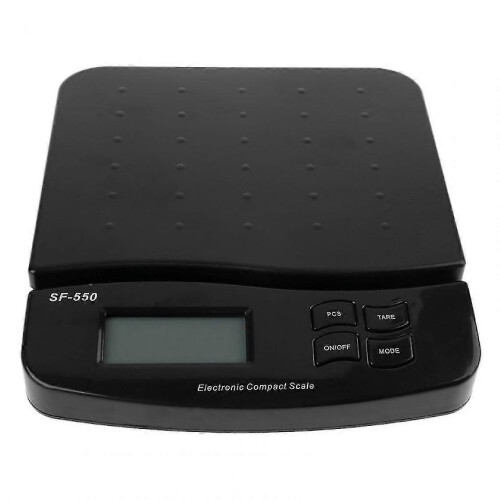 LCD Digital Kitchen Scale, High Accuracy Measurement, Wide LCD Display, Tare Function, Auto Off, Black 1
