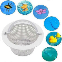 Cesto de Filtro para Skimmer de Piscina, Material ABS, Resistente ao Tempo, Com Alça Incorporada, Captação de Detritos para Manutenção de Piscina