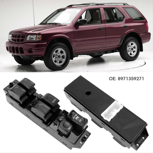 Window Control Switch compatible with Isuzu Rodeo 1998-2004 Driver Side Left 8971359271 1