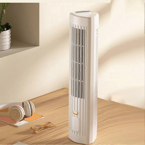 Portable Automatic USB Mini Air Conditioner, White Plastic 3 Speed Oscillating Personal Evaporative Cooler 1