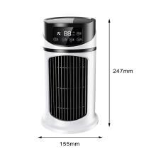 Portable Air Conditioning Fan Humidifier, 6 Wind Speeds, 6 Hours Timer, USB Powered, for Desk Room Home