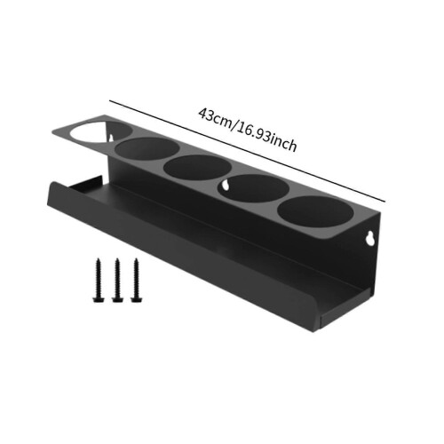 Wall Mount Spray Can Holder for Garage Workshop Storage Metal Rack 1