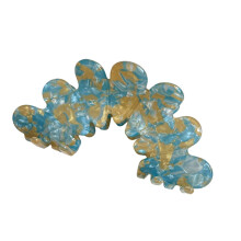 Floral Petal Design Hair Clamp For Women NonSlip Plastic Hair-F