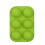 Silicone Half Circle Baking Molds 6 Holes for Cake Muffin DIY Craft 1