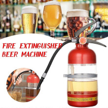 Drink Dispenser, 2L Capacity, Food Grade Environmental Acrylic, Novel Creative Fire Extinguisher Shape for Kitchen Dining Bar