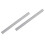 2 Pack Rubber Squeegee Replacement Strips, 30cm Light Grey Window Cleaning Wiper Refills 3