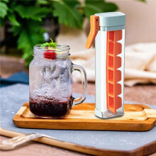 Bottle Ice Cube Tray with Lid Easy Release Ice Mold for Coffee Juice
