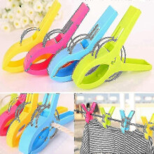 8 mollette giganti per bucato, 11,9 cm, antivento, resistenti, in plastica PP antiruggine, grandi mollette per casa e viaggio.