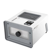 Tisch-Luftkühler, USB oder 4 AA-Batteriebetrieb, 2 Geschwindigkeitsstufen, 12-Stunden-Timer, 200 ml Wassertank, Mini für Zuhause Büro Außenbereich