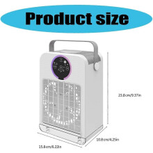 Portable USB Evaporative Air Cooler, 700ml Water Tank, Low Noise, for Small Spaces Cooling