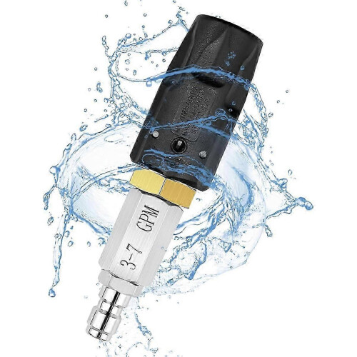 Soft Wash Nozzle Adjustable 0-60 Degrees for Downstream Pressure Washer 3-7 GPM 1