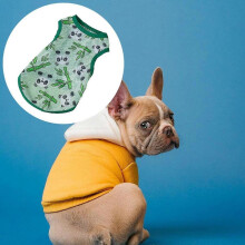 Koelvest voor honden, ademend, sneldrogend, zonbeschermend huisdierpak met panda-cartoonontwerp voor zomerse buitenactiviteiten