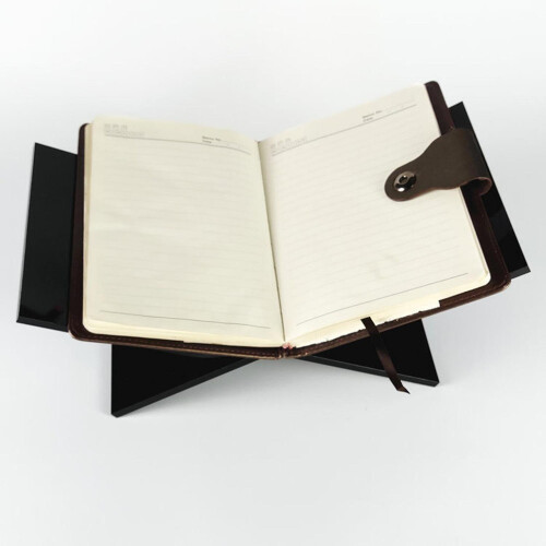 Acrylic X Shaped Book Holder for Reading Display Stand Smooth Surface Multipurpose