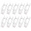 10Pcs Tomato Trellis Roller Hooks with 15M String, Galvanized+PP for Vegetable Plant Vine Support 1