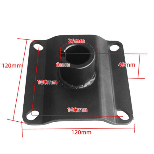 Barber Chair Swivel Base Plate Replacement, Compatible with Salon Office Bar Stools, Iron