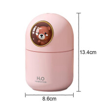 Humidifiers, Mini Portable Cool Mist Humidifier with Colorful Cycling Night Light, Two Misting Modes, USB Powered for Bedroom Car Office