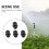 Irrigation System Air Admittance Valve Compatible with DN15 Drip Irrigation 1/2" NPT Black PP 5