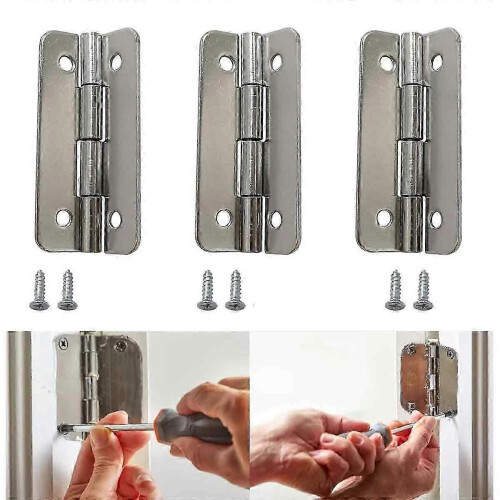 Reinforced Cooler Hinges compatible with Igloo Ice Chests, Rust Resistant Stainless Steel Replacement Set