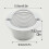 Pool Skimmer Basket Replacement Compatible with Pool Skimmers, ABS Strainer Basket with Handle for Leaves Debris Grass 4