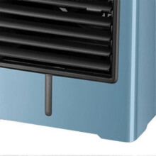 Tragbare Klimaanlage, 3-in-1 USB-Ventilator mit Luftbefeuchter, 3 Geschwindigkeitsstufen, 3 Timer, blauer Kunststoff
