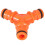 3 Way Hose Connector Splitter for Garden Watering, ABS Plastic, Leak-Resistant Threads 2