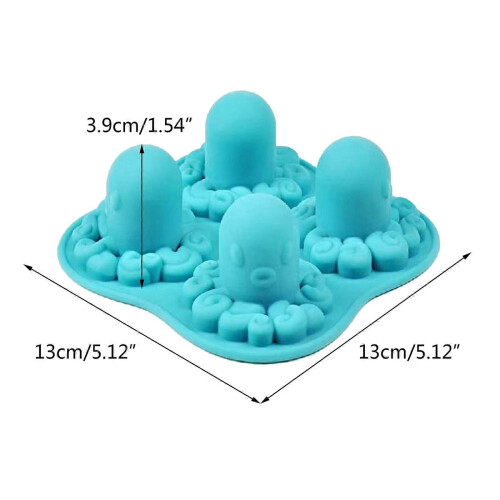 Ice Cube Mold with Octopus Shape for Chilling Whiskey Cocktail Bourbon Juice 1
