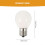E17 Light Bulb 3W 2700K Warm White Glass Dimmable Bulb for Home Replacement 2