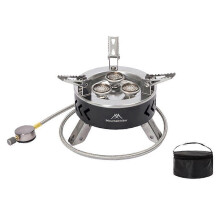 Camping Stove Portable Foldable High Power Stainless Steel Adjustable Bracket with Storage Bag