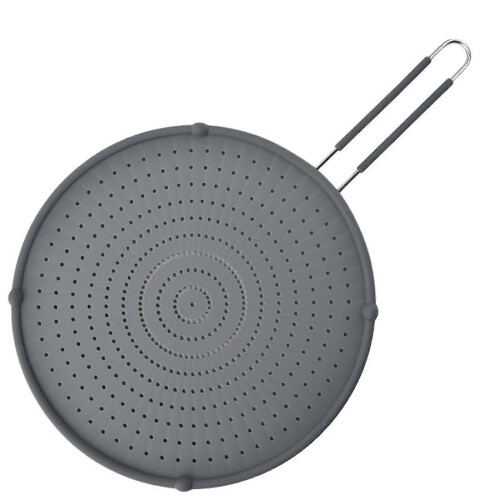 Protector antisalpicaduras de silicona para sartén de 13", antigrasa, resistente al calor.