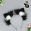 Accessoire de cheveux oreilles d'animaux doux de qualité-Noir 10