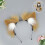 Accessoire de cheveux oreilles d'animaux doux de qualité-Noir 11