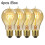 A60 LED Antique Vintage Decorative Light Bulb E27 40W Dimmable 220V 4pcs 1