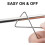 Ceiling Hooks, Pack of 100, 8 Shape Spring Steel for Suspended False Ceiling 2