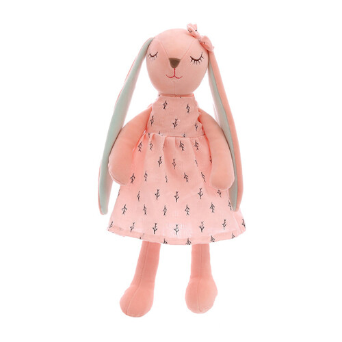 (Pink, 35cm) Soft Bunny Plush Pillow for Kids - Cute Gift 1