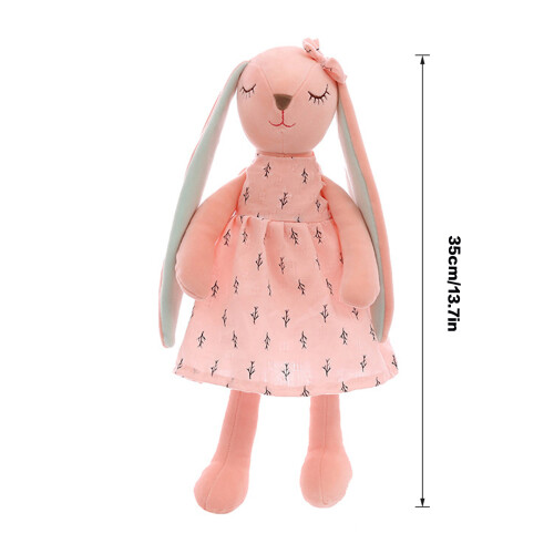 (Pink, 35cm) Soft Bunny Plush Pillow for Kids - Cute Gift 2